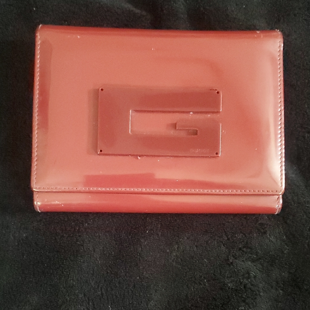 Gucci Glossy Red Leather Wallet